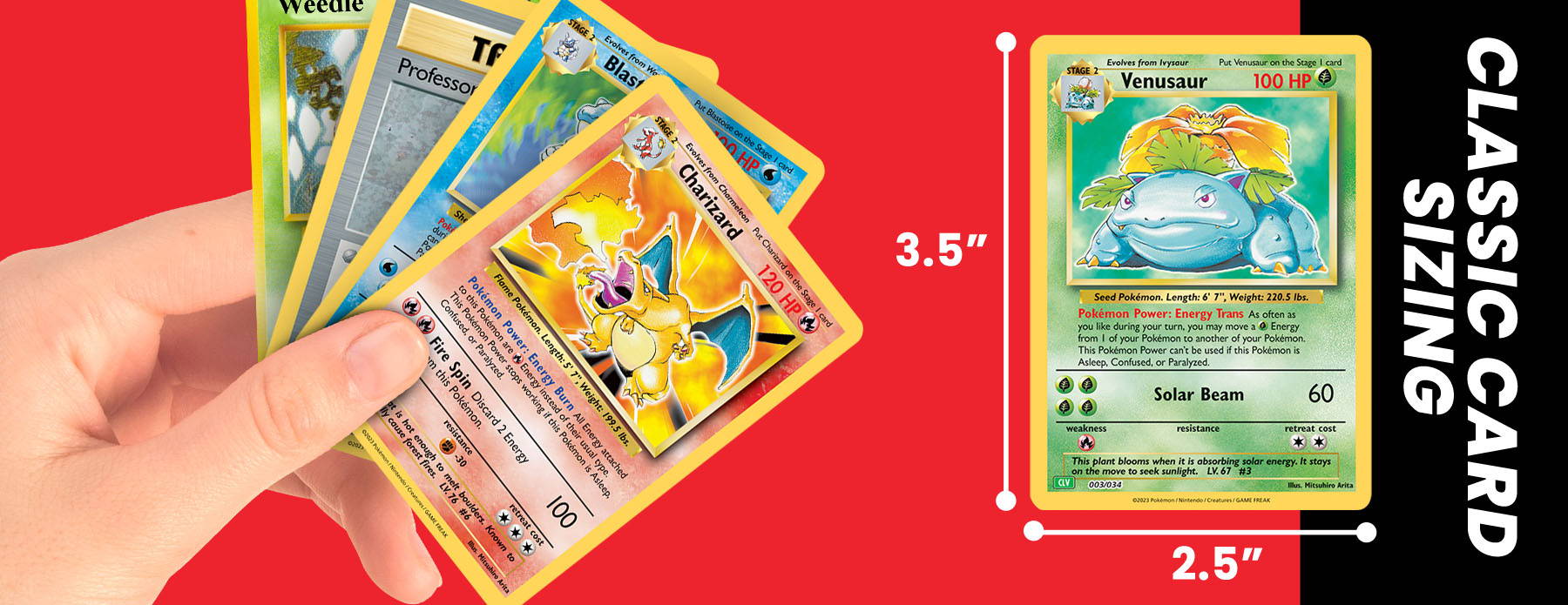 The Evolution of Pokemon Trading Card Sizes From Classic to Modern EVORETRO Canada